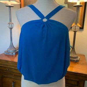 Free People Just a Fling tank - Blue - Size XS